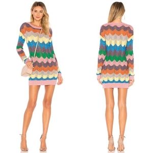 Lovers + Friends You Rock Rainbow Knit Dress